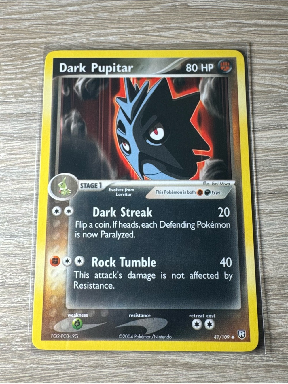 Dark Pupitar #41/Pokemon Team Rocket Returns